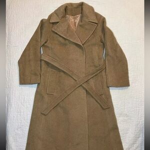 Kezar Women’s 100% Pure Camel Hair Trench Coat Long Vintage